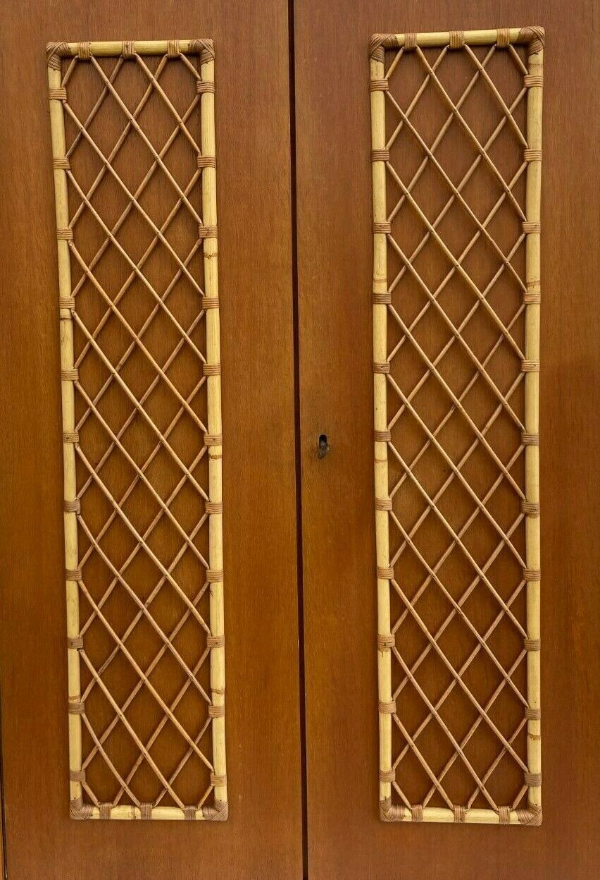 Rattan wardrobe 1950
