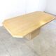 Vintage travertine dining table, 1970s