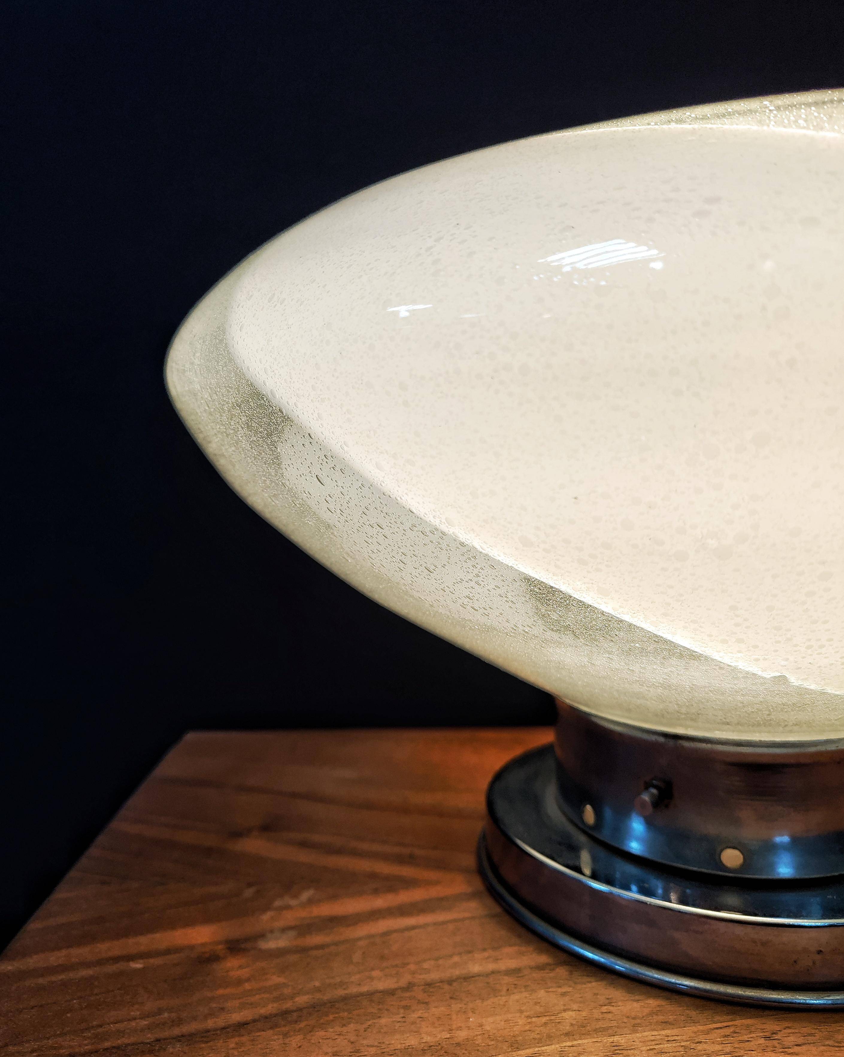 Murano glass table lamp by Carlo Nason, 1970s