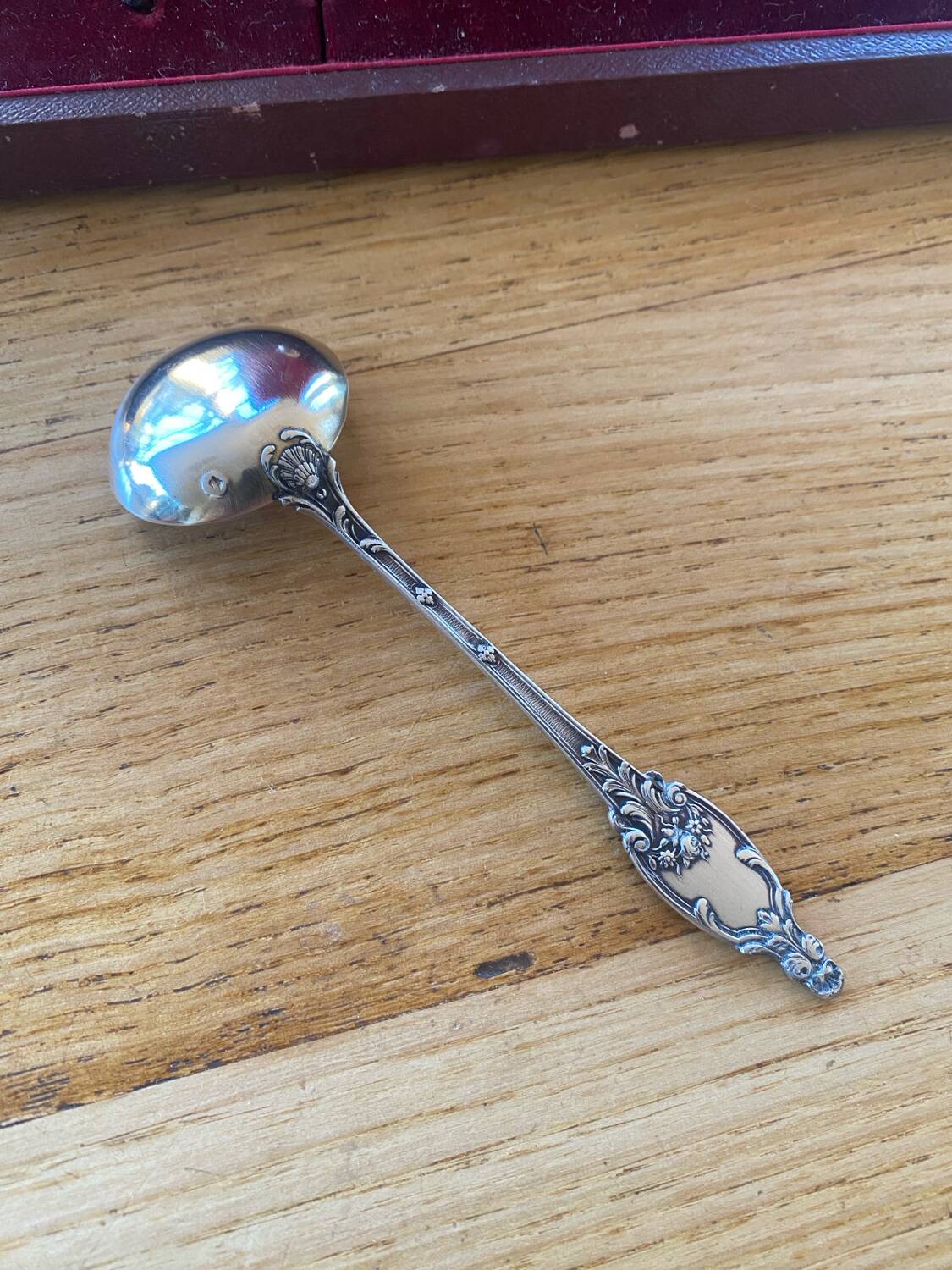 Solid silver mignardises cutlery set