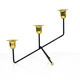 1970s. minimalist table candle holder, for three candles, belgium