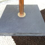 Slate, copper and brass harness