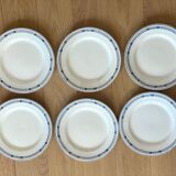 6 plates Iron Earth. Salins model Vauban