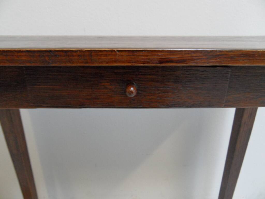 Antique oak sidetable