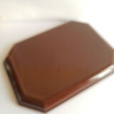 Octagonal tray with vintage faux scale effect