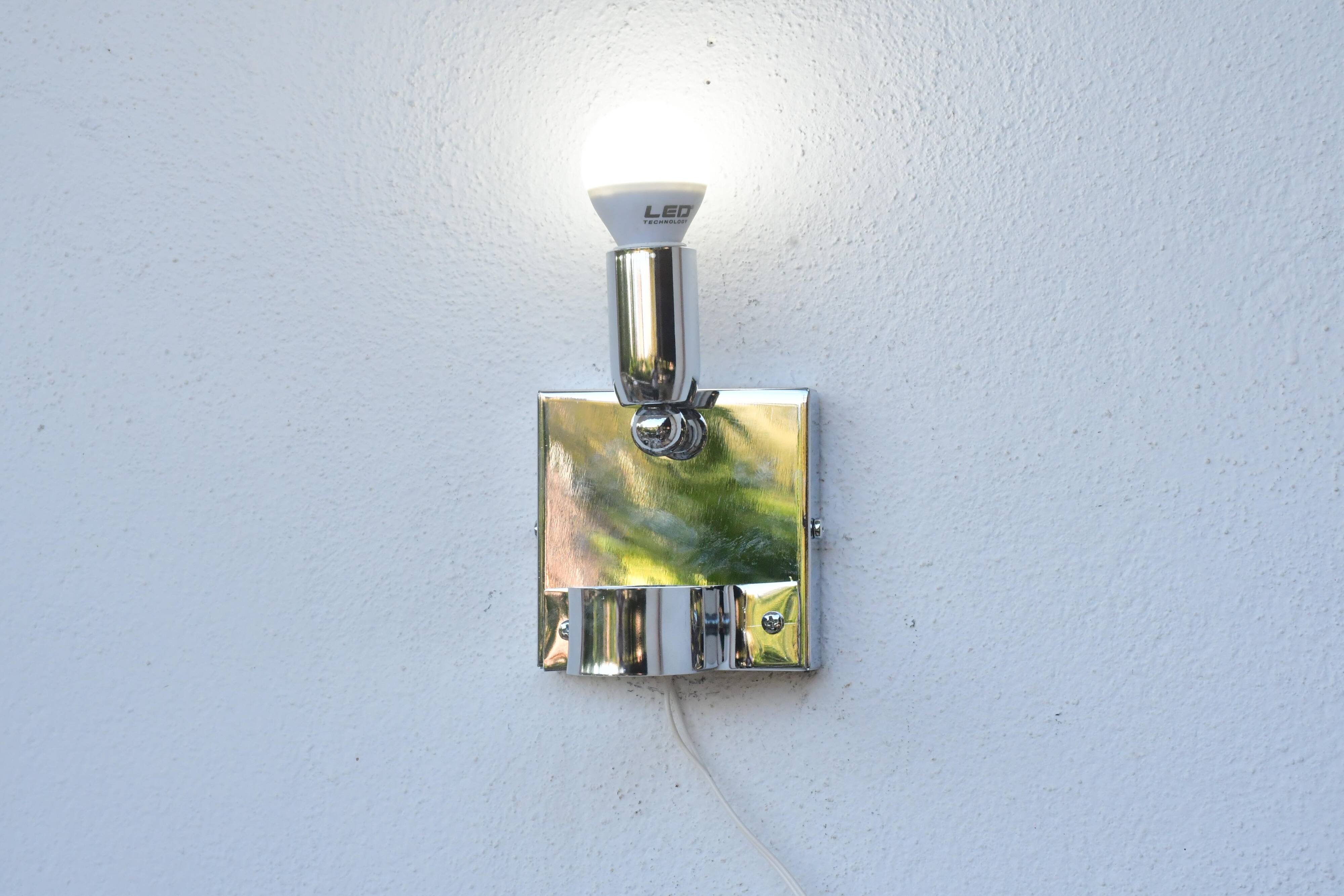 Set of 2 Murano wall lights by Franco Luce, 1970s