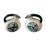 Pair of art deco pitchers