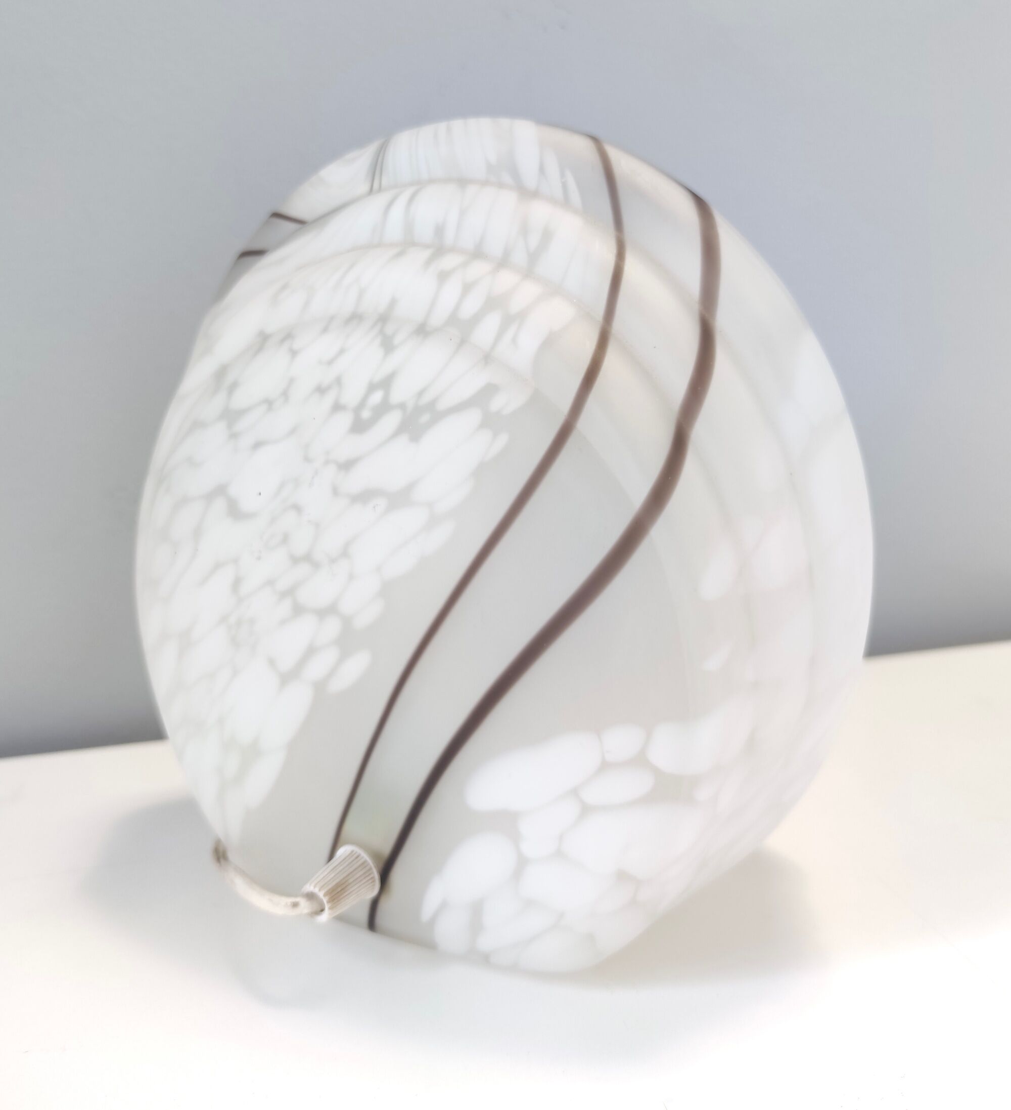 Postmodern murano glass table lamp
