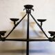Wrought iron candelabra