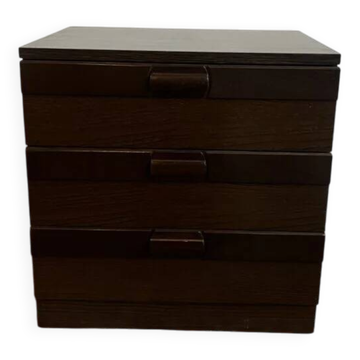 Commode vintage de style brutaliste