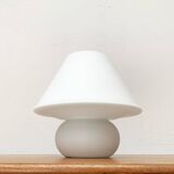 1970s vintage space-style German glass table lamp by Limburg.