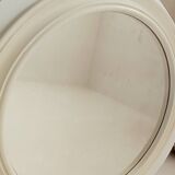 Vintage round resin mirror from the 60s/70s