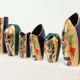 Set of six vases from Sesto di Fiamma, Italy, 1950s.