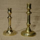 19th Brass Candlesticks