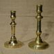 19th Brass Candlesticks