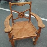 Pair of antique vintage Louis XVI style armchairs