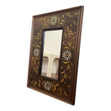 Vintage ceramic mirror