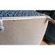 Fauteuil velours bleu style louis XVI