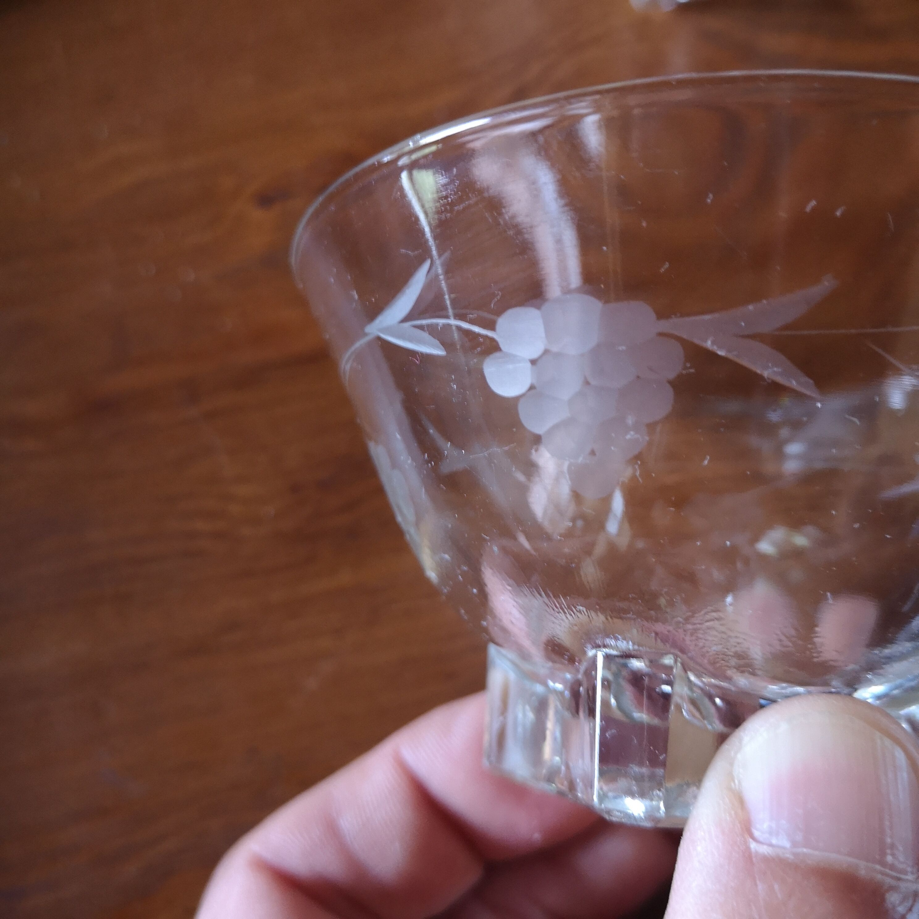 Set of 4 glasses of ice or champagne