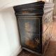 black English commode with gold decoration, Asian inspiration