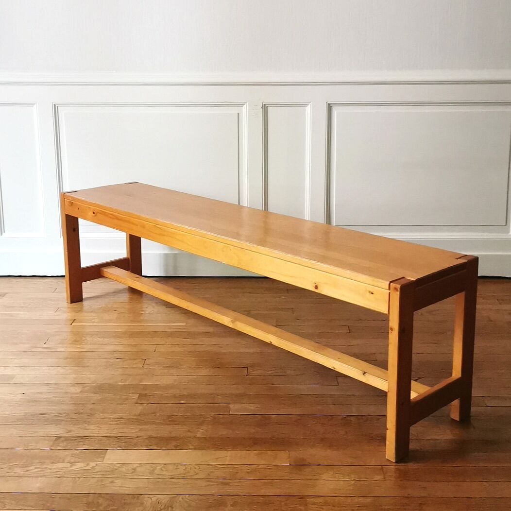 Banc en pin massif