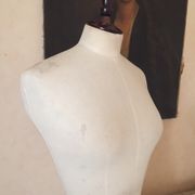 Buste mannequin femme Stockman taille 38 avec trépied en bois ajustable