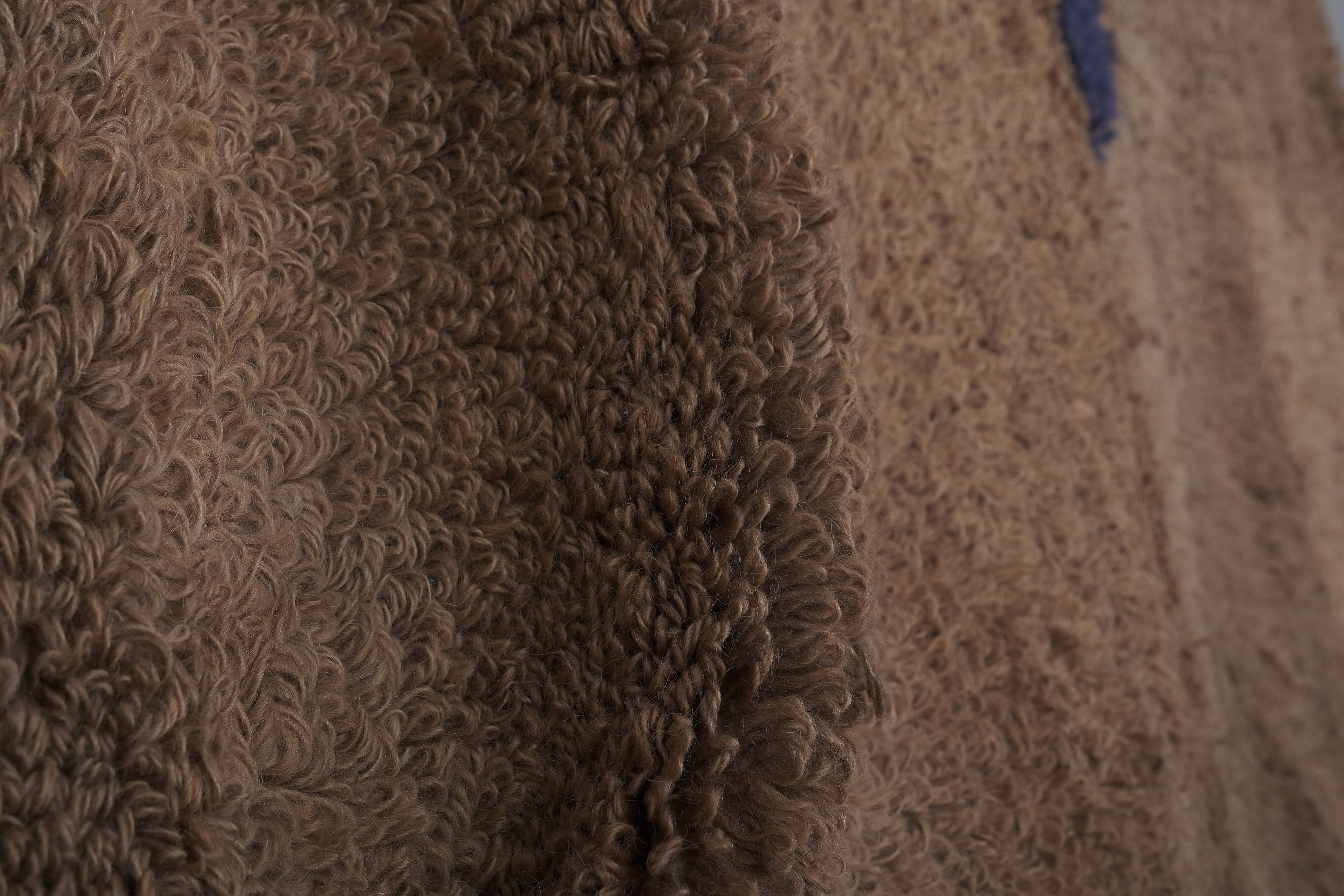 Vintage Turkish Oushak Rug Handwoven 149x203 cm