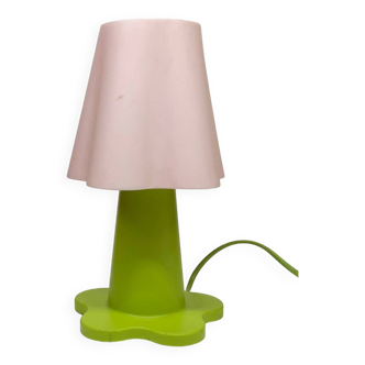 Mammut pink flower table lamp by Morten Kjelstrup for IKEA