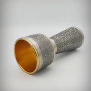Coupe Calice brutaliste en métal, Espagne, années 60