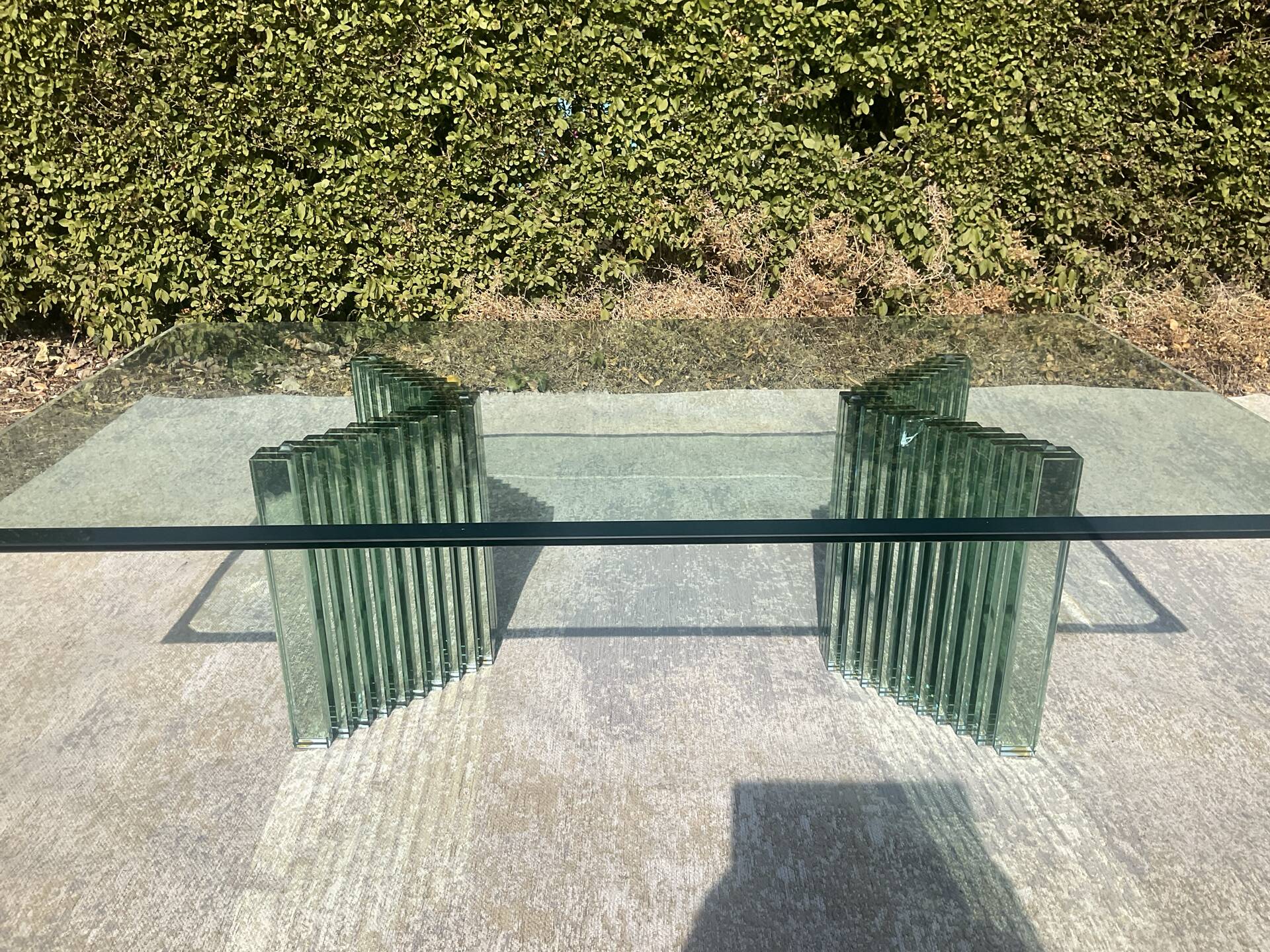 Table basse Luigi Massoni des années 80