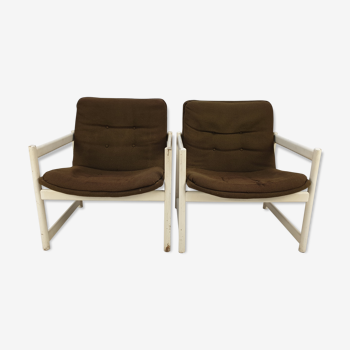 Set of 2 armchairs 458 by Geoffrey  Harcourt for  Artifort 1968