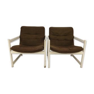 Set of 2 armchairs 458 by Geoffrey  Harcourt for  Artifort 1968