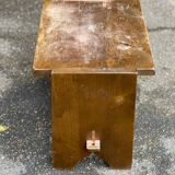 Scandinavian solid wood stool 1950