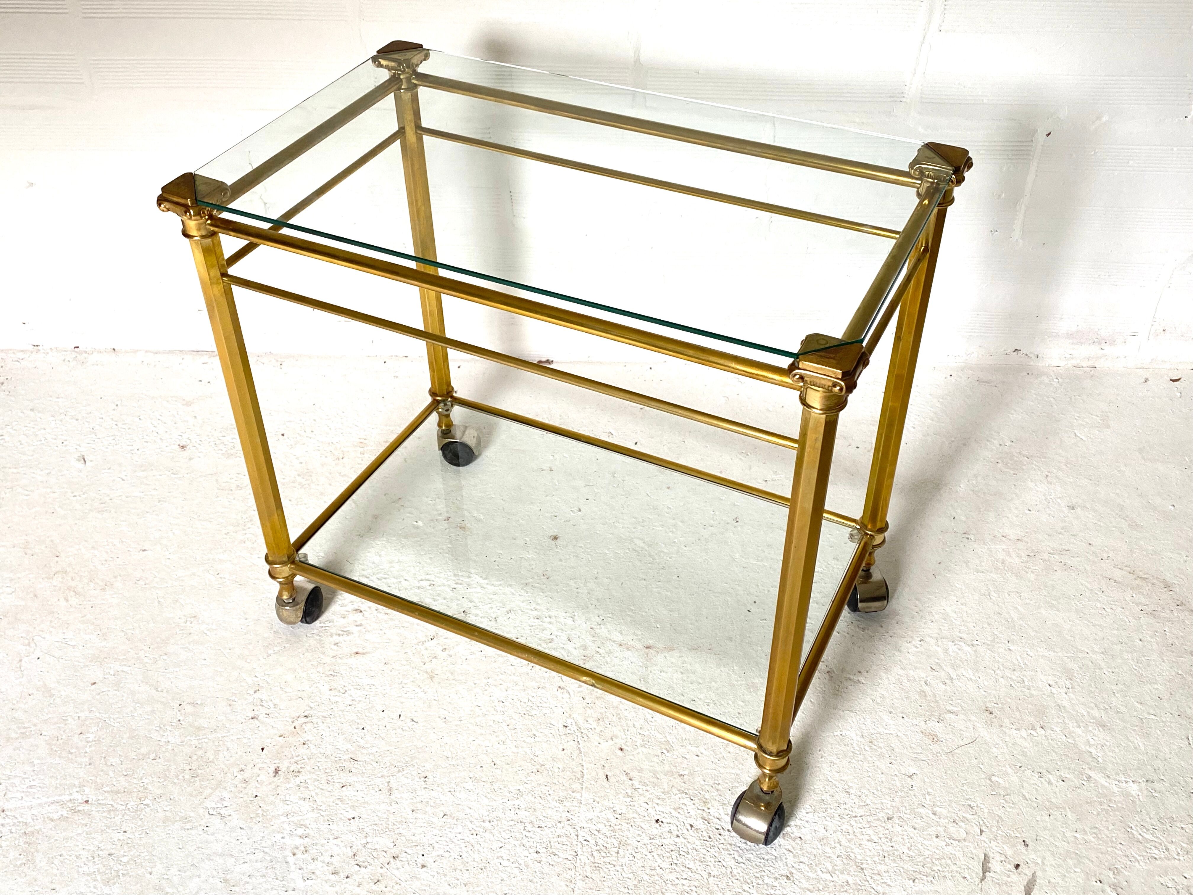 Rolling service in brass