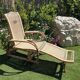 Chaise longue dite "Grand-Mère" en rotin