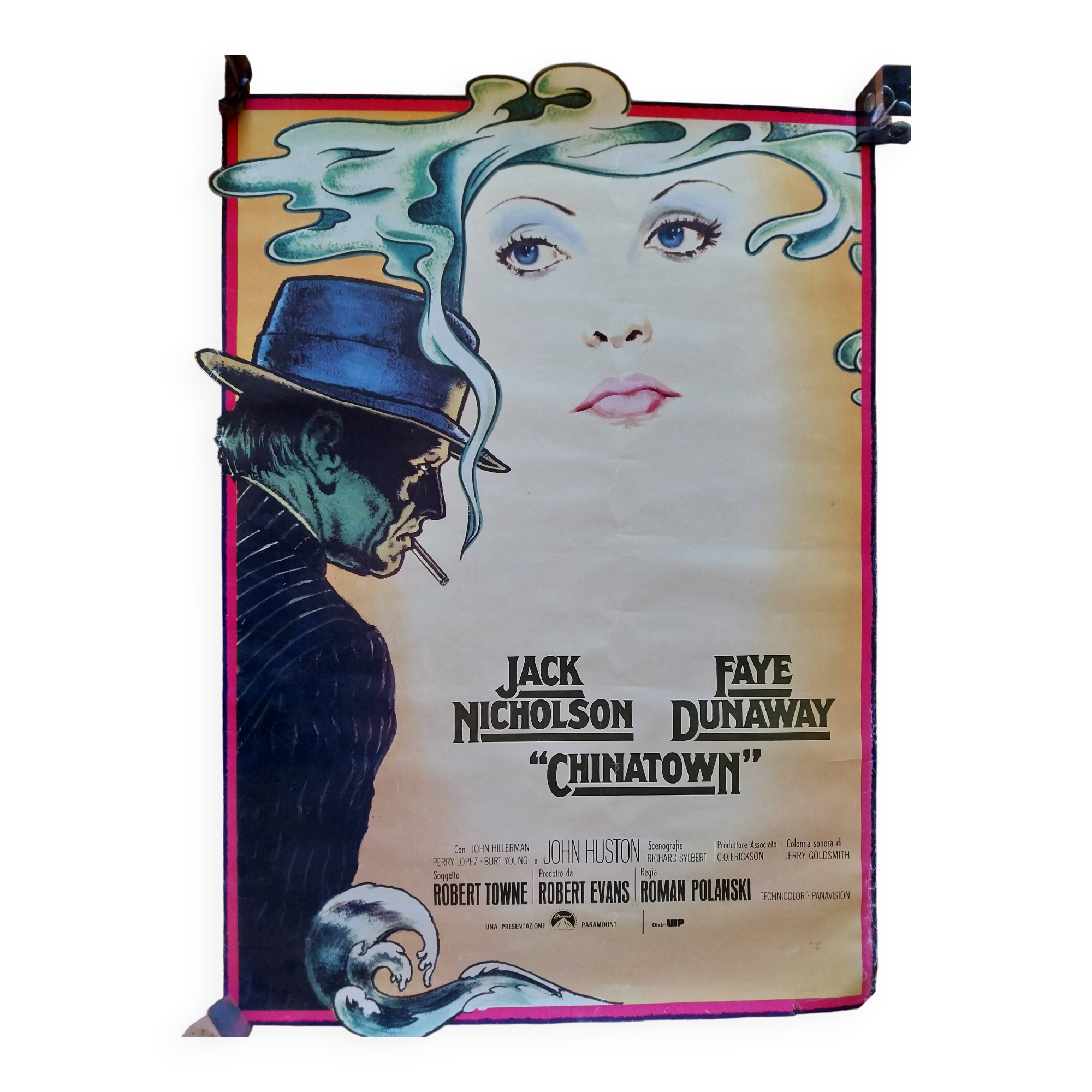 Original poster of the film Chinatown Italian version