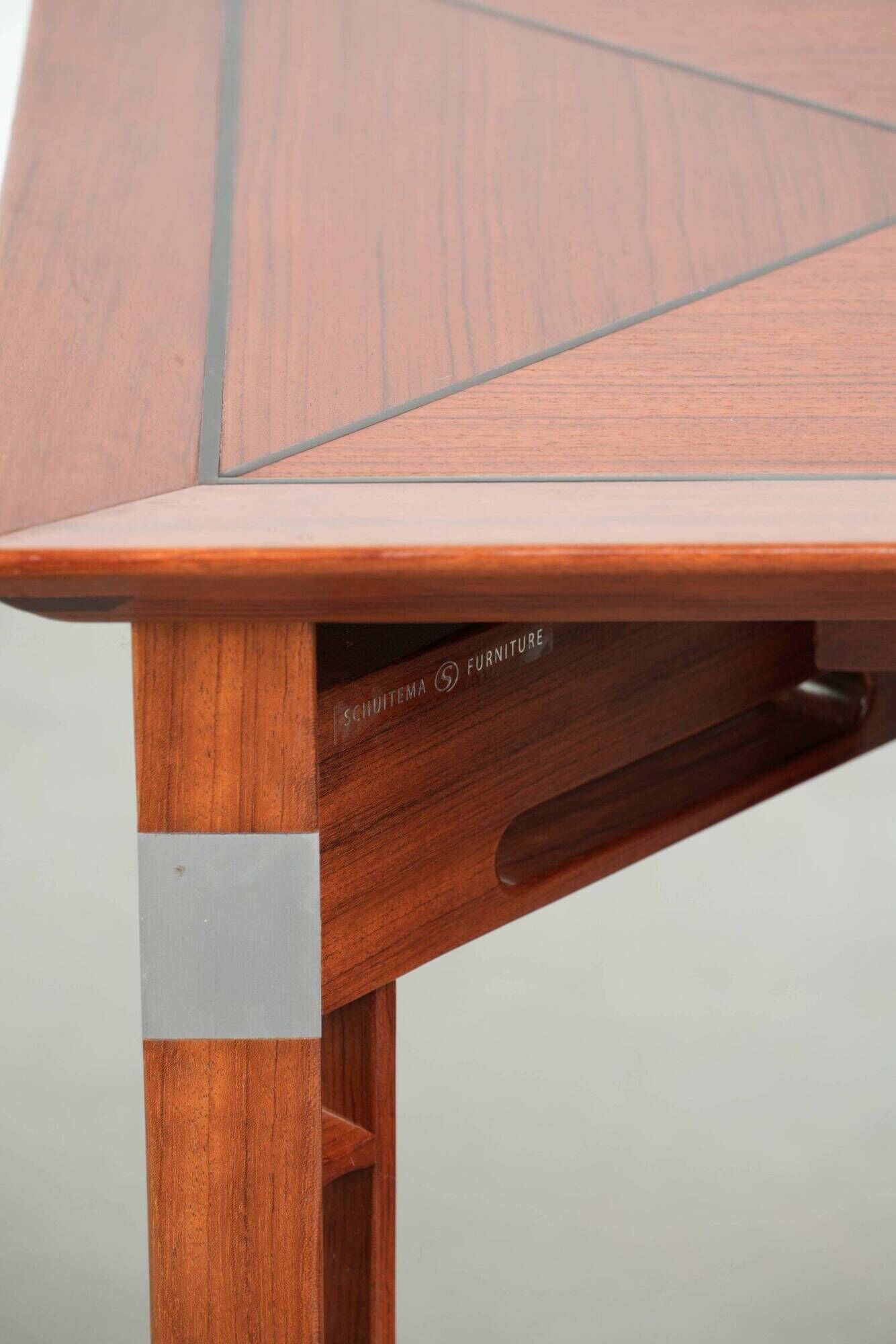 Tall Art Deco design side table with removable top