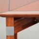 Tall Art Deco design side table with removable top