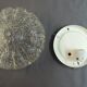 "Dome" ceiling light in moulded glass