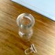 Old thick glass bottle