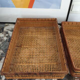 2 paniers en rotin