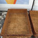 2 rattan baskets