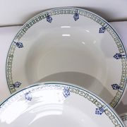 4 assiettes creuses vintage St Amand 211259