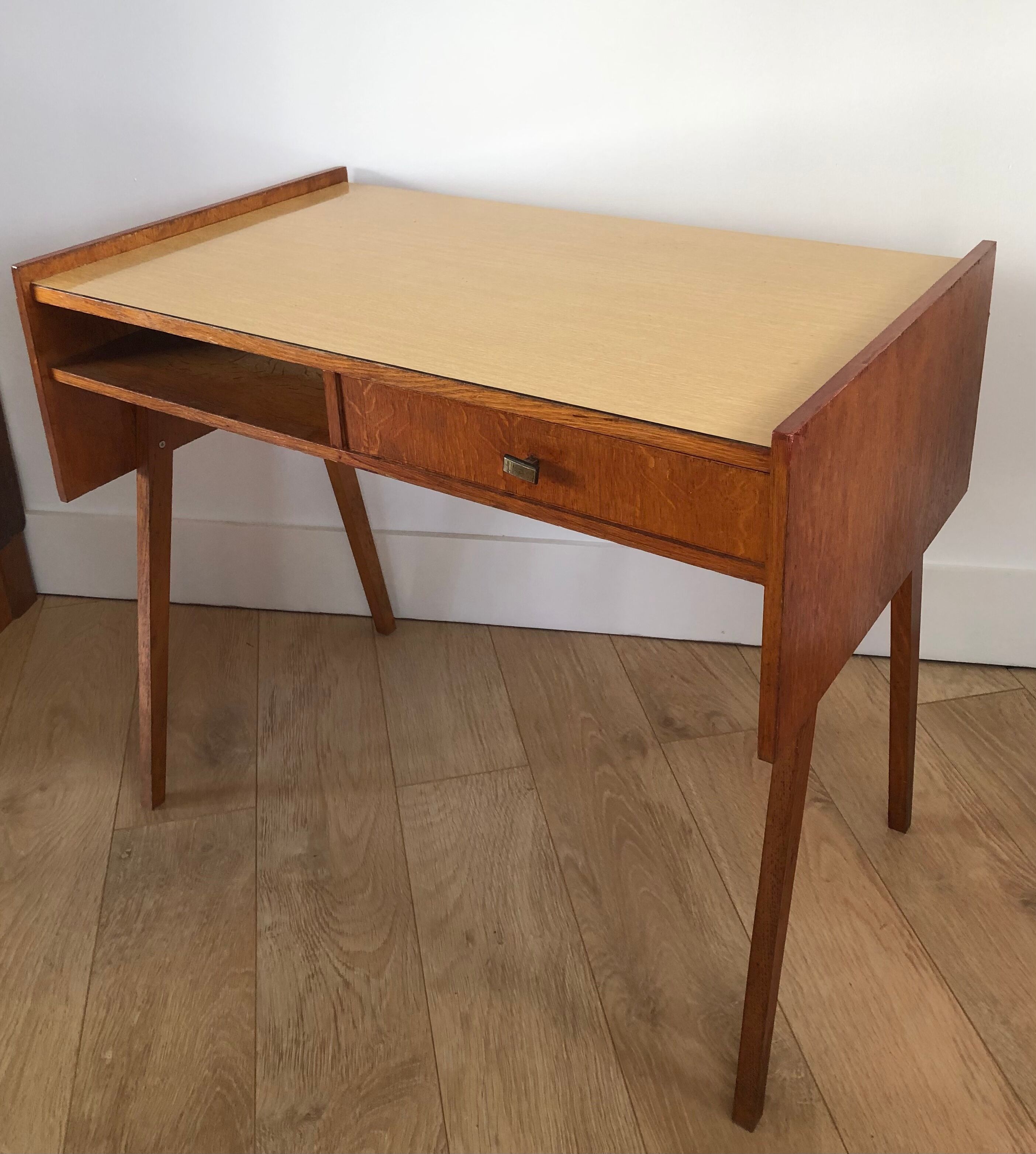 Scandinavian-style vintage desk