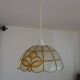 Lustre vintage en nacre et laiton