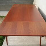 Ejvind A. Johansson scandinavian danish teak extendable dining table for Ivan Gern Mobelfabrik 60