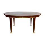 Oval mahogany table Empire style