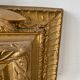 Old mirror with pediment  72x112cm