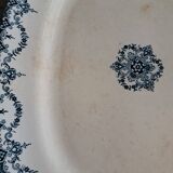 Large rectangular iron earth dish French English Company