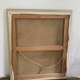 Oil on canvas, wooden fabric frame, 1950s